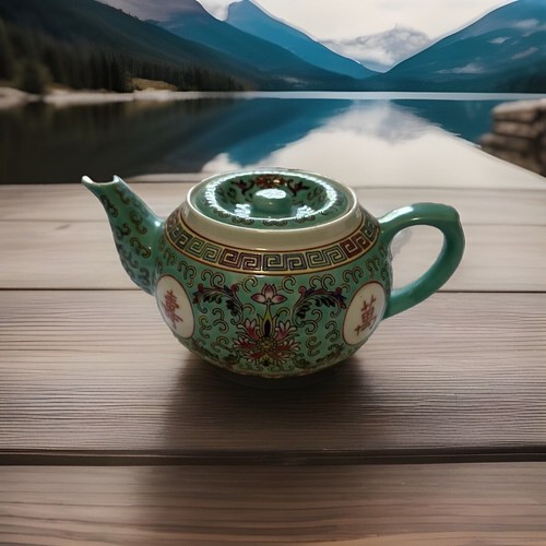 Fancy teapot asian art - fancy, feel