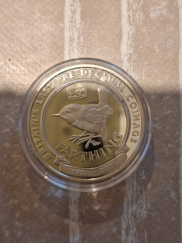 Farthing coin - farthing,
