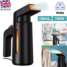 Hand Held Clothes Garment Steamer Portable Travel Home Steam Iron Fast Heat UK