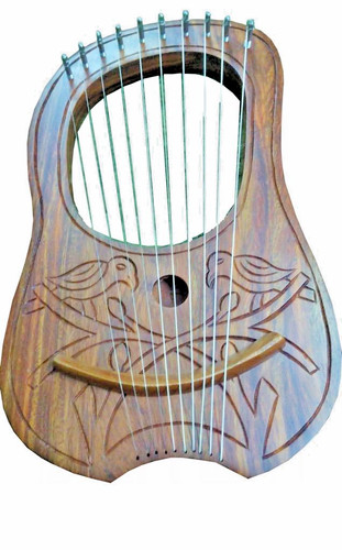 Lyre harp birds design 10 - 2,
