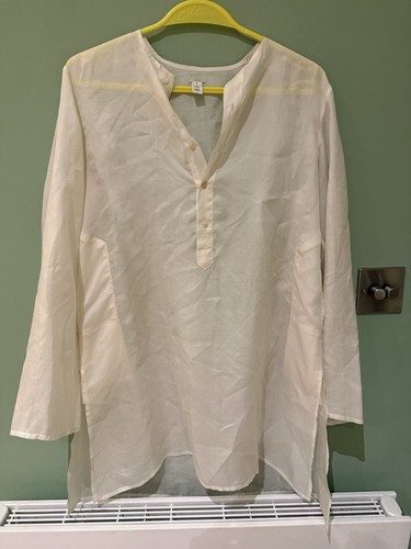 Dosa white silk tunic - silk, blouse
