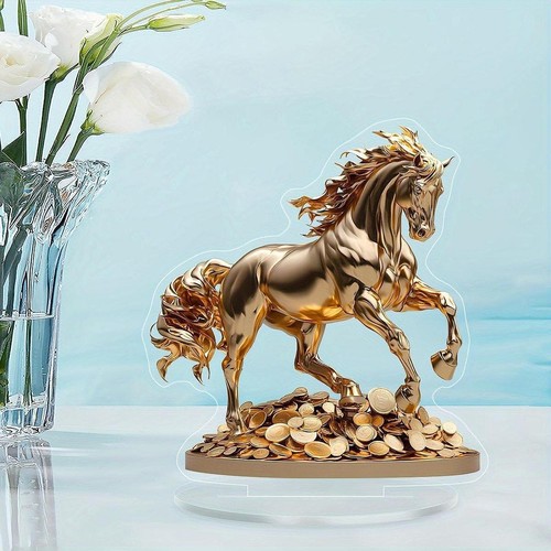 Flat horse statue - 2d,