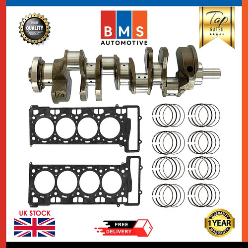 Crankshaft with engine - crankshaft, rebuild