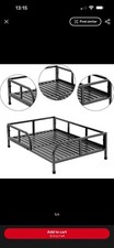 Wired Metal Dog Bed/ Cat Black