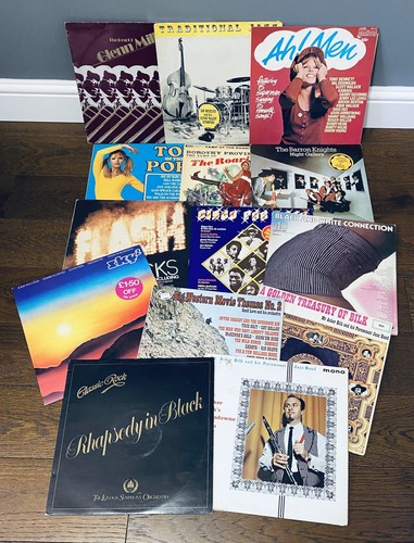 Vinyl vintage job lot - lot, of