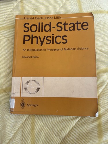 Solid state physics - physics, book