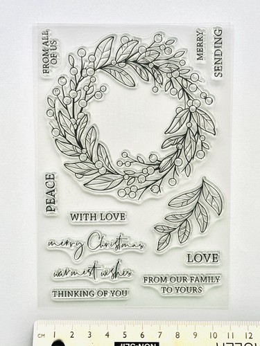 Clear rubber stamp - , christmas
