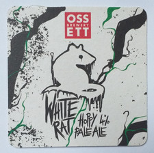 Beer mat.White Rat,OSS ETT