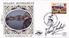 1993 Canals - Benham Small Silk Official - Signed by DAVID SUCHET