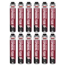 6 X SOUDAL GAP FILLER GUN GRADE EXPANDING FOAM 750ML Construction, DIY, Plaster