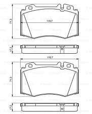 Bosch Front Brake Pad Set
