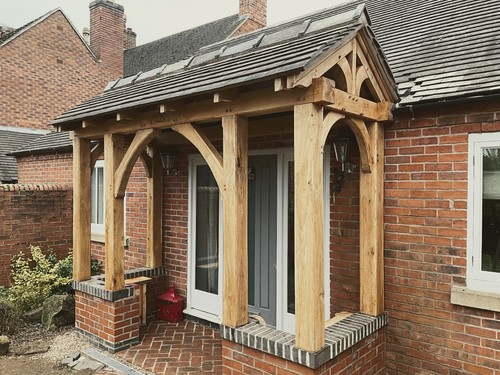 Traditional oak framed - framed, porch