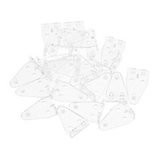 20 Pcs Plastic Venetian Blind Hook Tilt Curtain Roller Sliding Wheel Pulley