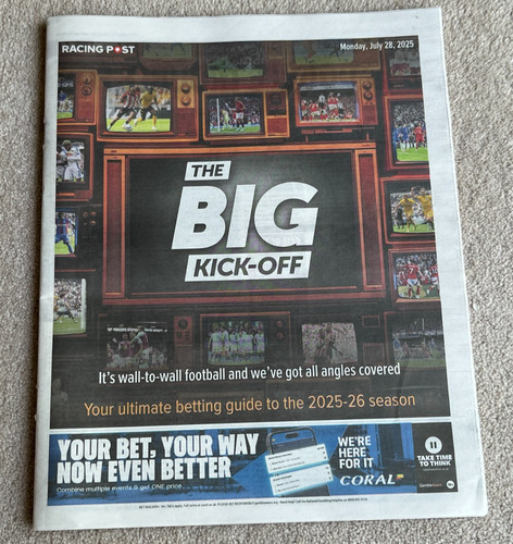 Racing post the - post, kick-off