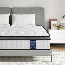 BedStory Single Mattress 90×190cm – 22cm Pocket Sprung Pressure Relief Comfort
