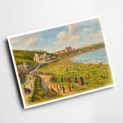 Print spa bathing huts - a6,