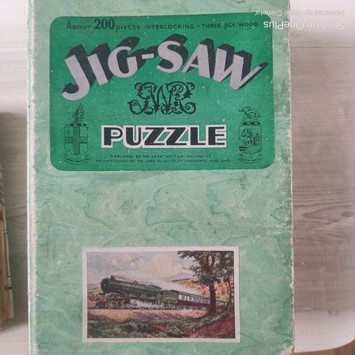 Gwr jigsaw and rail map - and,