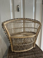 Vintage Wicker Rattan Doll