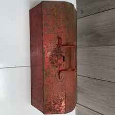 Vintage Red Metal Heavy Duty