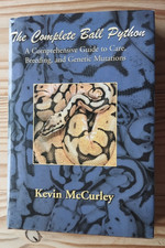 Complete Ball Python Kevin McCurley Hardback excellent condition free postage 