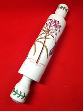 PORTMEIRION Botanic Garden - Mexican Lily : Rolling Pin - 35cm long : Good Cond