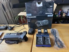Panasonic 4K Camcorder HC VX-870, lens shield, batteries,charger, mains psu, Box
