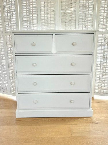 Classic white wooden - wooden, chest