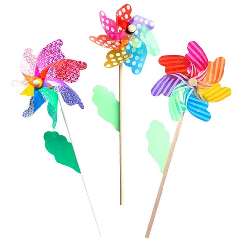 Pcs pinwheel decor - 3,