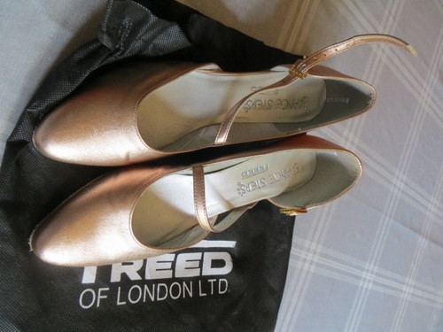 Freed gold dance shoes - dance, size