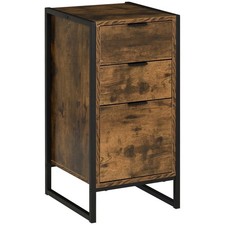HOMCOM Industrial 3-Drawer