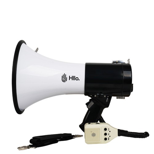 Hllo 121db megaphone with - hllo,