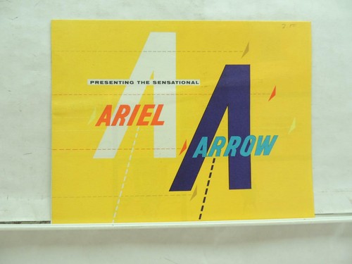 1960 ariel arrow motorcycle - arrow,