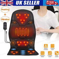 Massage Seat 8 Modes Cushion Heated Back Neck Massager Chair Mat for Home Car