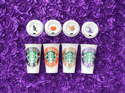 Pumpkin spice starbucks cup - pumpkin,