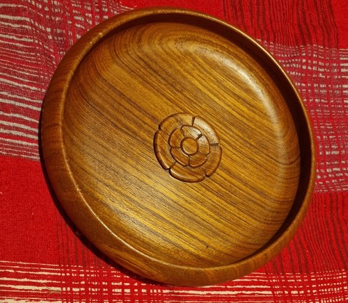 Teak yorkshire rose centre - teak,