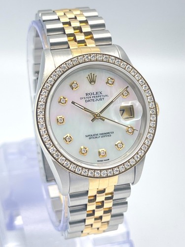 Rolex datejust 16233 36mm mop - datejust,