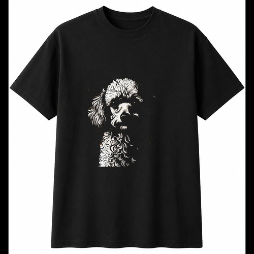 Miniature poodle portrait - miniature,