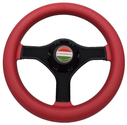 Boat steering wheel red - wheel, -red-
