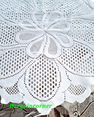 Roud polyester lace table - roud,