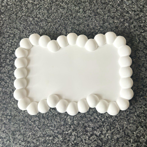 White ceramic rectangular - ceramic,