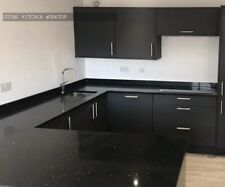 Black mirror kitchen worktop