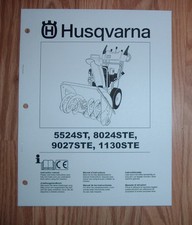 HUSQVARNA 8024STE SNOW BLOWER