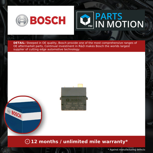 Relay 0986ah0091 bosch - 0986ah0091,