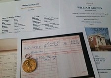 WW1 Victory Medal Pte Grundy