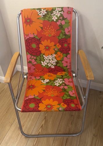 Vintage 60s 70s floral folding - 70s,