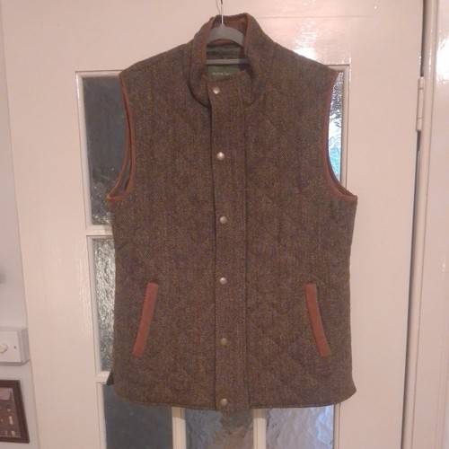Mens harris tweed - gilet, size