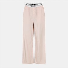 Jack Wills Womens Woven Sleep Set Long Sleeve Pyjama