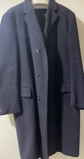 Vintage Crombie Wool Overcoat Made in Sweden for Willerbys Size XL