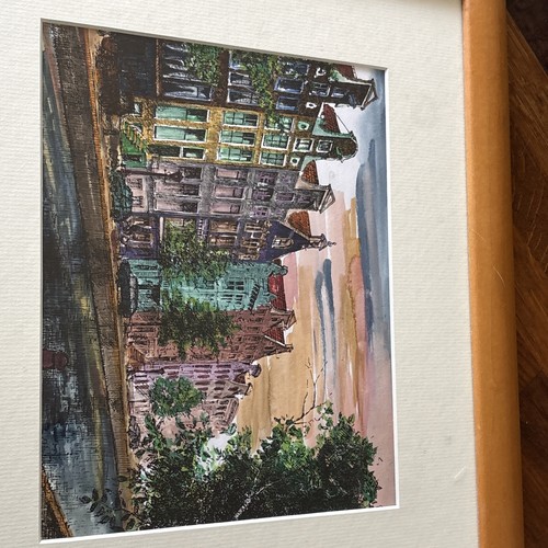 Watercolour painting framed - painting,