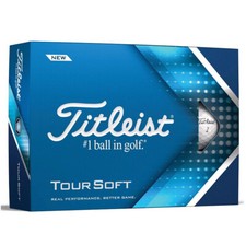 TITLEIST TOUR SOFT WHITE GOLF BALLS 1X12 BRAND NEW IN BOX
